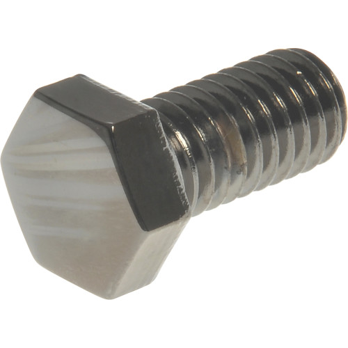 Black Chrome Hex Cap Screws (1/4"-20 x 1-1/4") - 5 pc