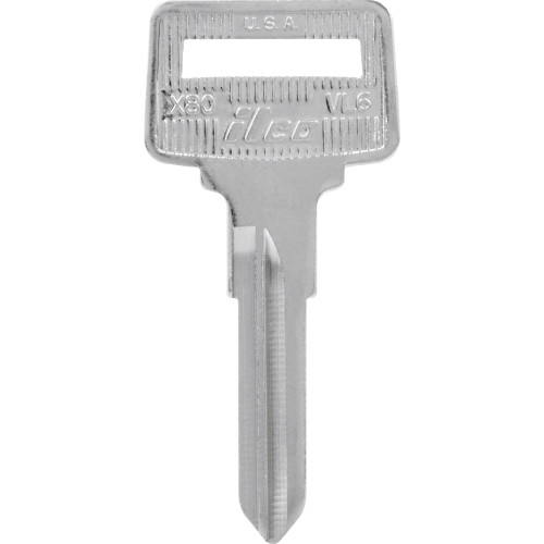 Volvo Brass Auto Key Blank VL-6