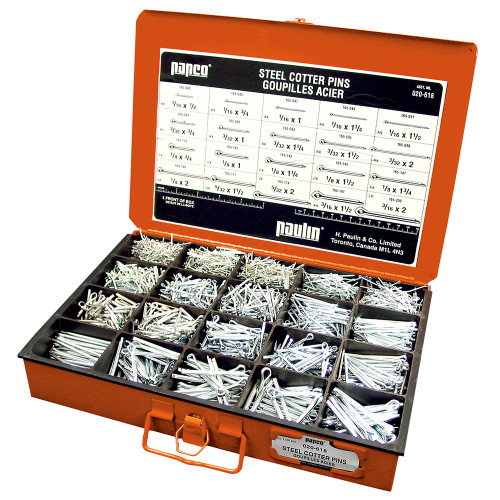 Steel Cotter Pins Assorted Master Pro Kit (1230-Pieces)