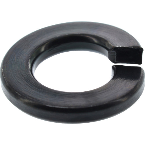 Black Chrome Split Lock Washers (#10) - 100 pc