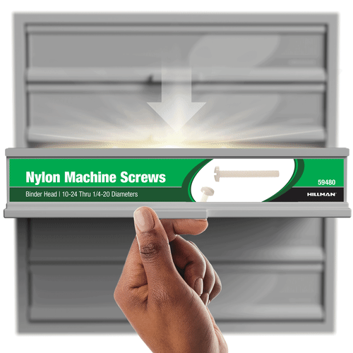 Binder-Head Nylon Machine Screws Assortment (#10-24 thru 1/4