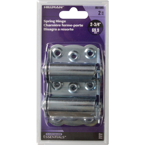 Hardware Essentials Adjustable Screen Door Spring Hinge Zinc (2-3/4