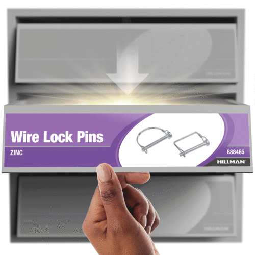 Square Wire Lock Pins (5/16" x 2-3/4")