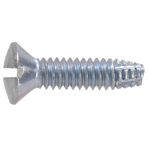 Oval-Head Type F Thread-Cutting Screws (#6-32 x 1/2") - 48 pc