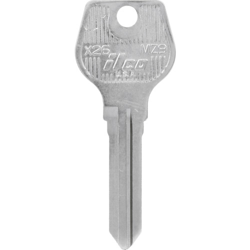 Sp 9 Key Mazda Brass Auto Key Blank MZ-9 (10 Pack)