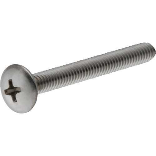 Albany County Fasteners Stainless Steel Phillips Truss Head Machine Screw Kit With Nuts – #8-32 To 1/4-20